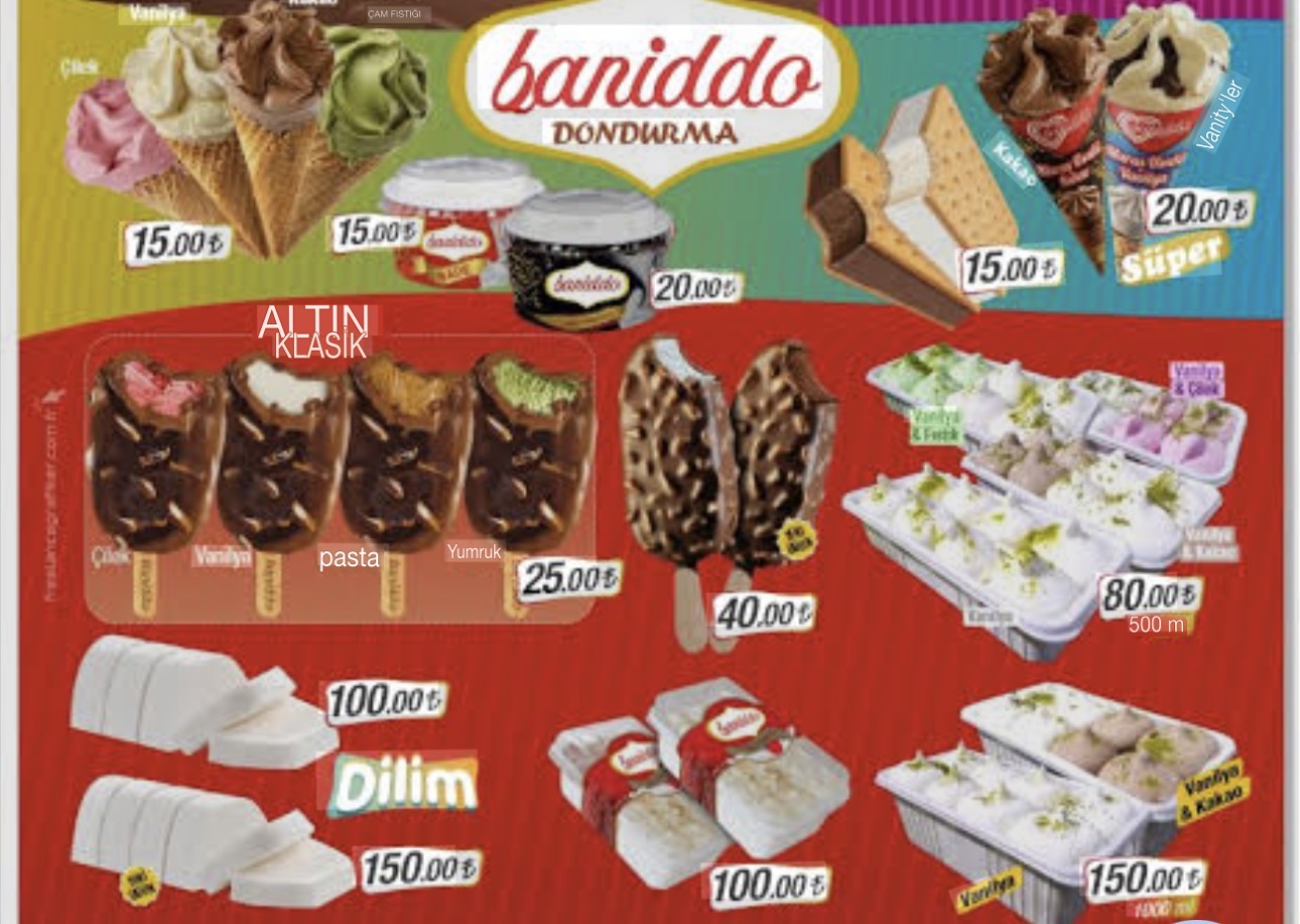 BANİDDO YERLİ DONDURMA EL YAPIMI