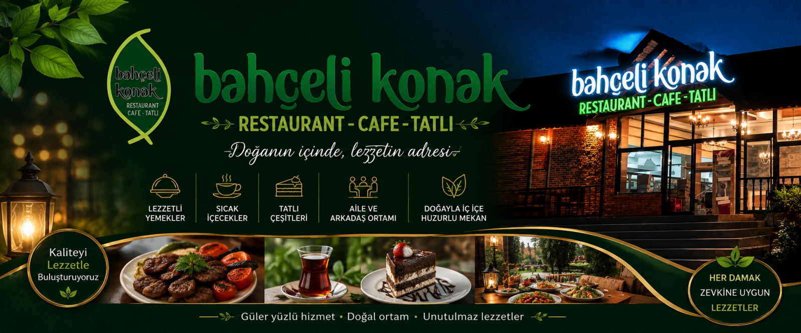 BAHÇELİ KONAK RESTAURANT — kapak görseli